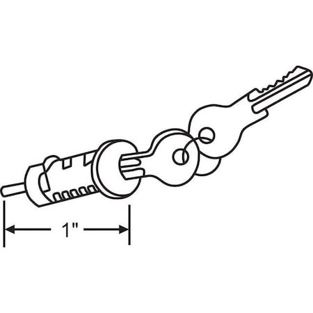 Strybuc Key Cylinder Lock 16-100